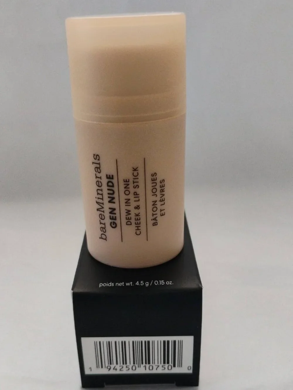 bareMinerals Gen Nude Dew In One Cheek & Lip Stick-'Call My Blush' Full Size-NWT